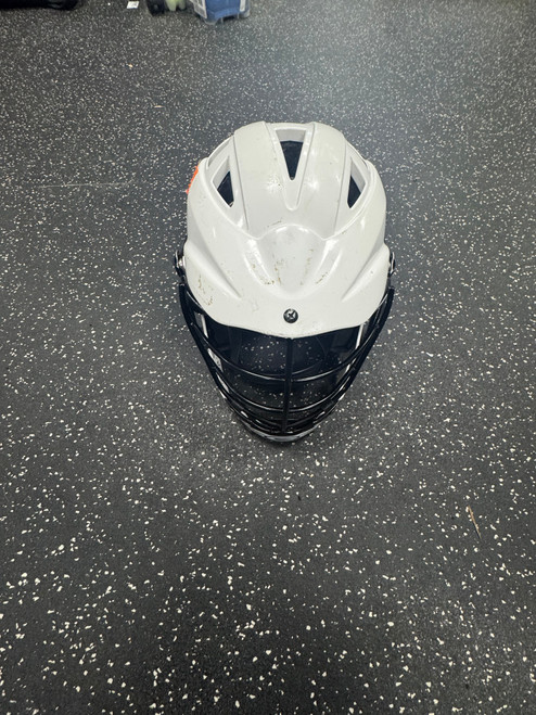 Vist Large View of Product Image Which is Used Cascade CS Lacrosse Helmet White One Size