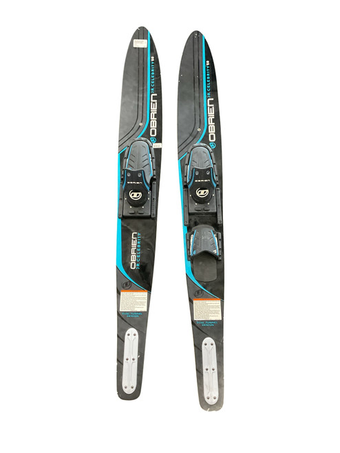 Vist Large View of Product Image Which is Used O'Brien Pair of Skis Black 58"