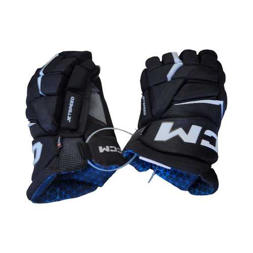 Vist Large View of Product Image Which is Used CCM JETSPEED FT8 GLOVES 13IN Senior Gloves Black 13"