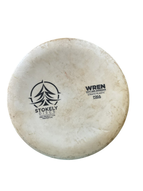 Vist Large View of Product Image Which is Used WREN Disc Golf Putter White