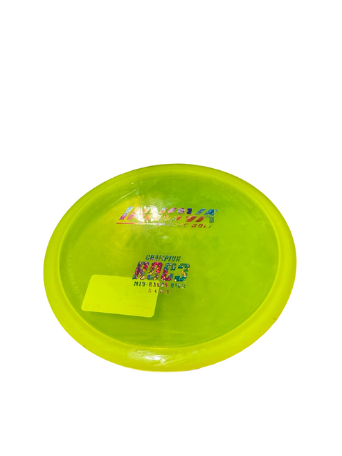 Vist Large View of Product Image Which is Used Innova CHAMPION ROC 3 MIDRANGE Disc Golf Mid Range Yellow