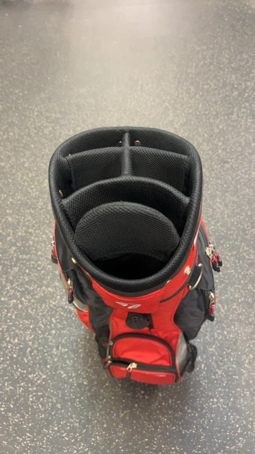 Vist Large View of Product Image Which is Used Taylormade CART BAG Mens Cart Bag Red