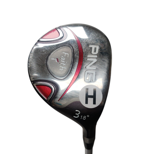 Vist Large View of Product Image Which is Used Ping FAITH Womens Fairway Wood Right Hand 3 Wood