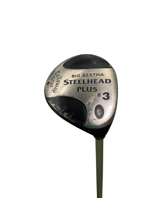 Vist Large View of Product Image Which is Used Callaway STEELHEAD PLUS Mens Fairway Wood RH 3 Wood