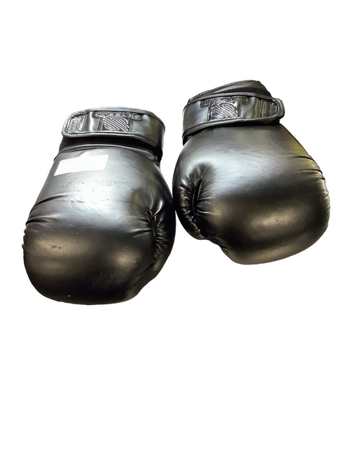 Vist Large View of Product Image Which is Used Sanabul Boxing Gloves Black Senior