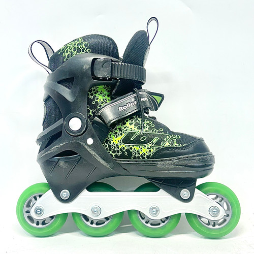 Vist Large View of Product Image Which is Used RollerDerby SIZE 2-5 Junior Rec Fitness Skates Black Adjustable