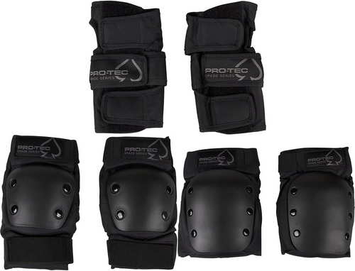 Vist Large View of Product Image Which is NEW PRO-TEC Junior Spade 3 Pack Pad Set