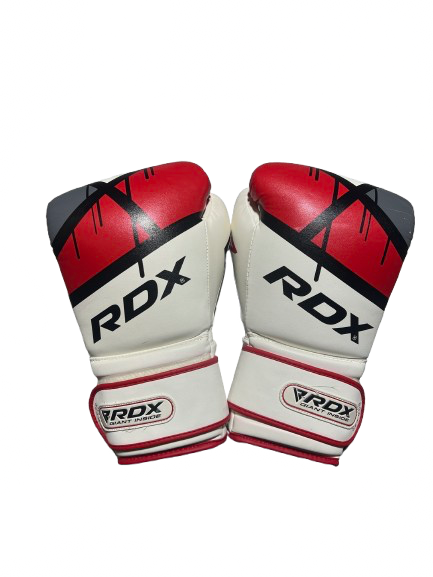 Vist Large View of Product Image Which is Used Boxing Gloves White/Black/Red M/L