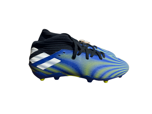 Vist Large View of Product Image Which is Used Adidas Soccer Cleats Royal Blue Senior 5.5