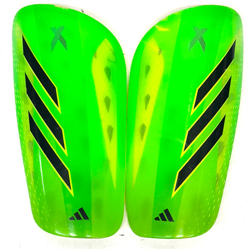 Vist Large View of Product Image Which is Used Adidas Soccer Shin Guards Junior Green Junior