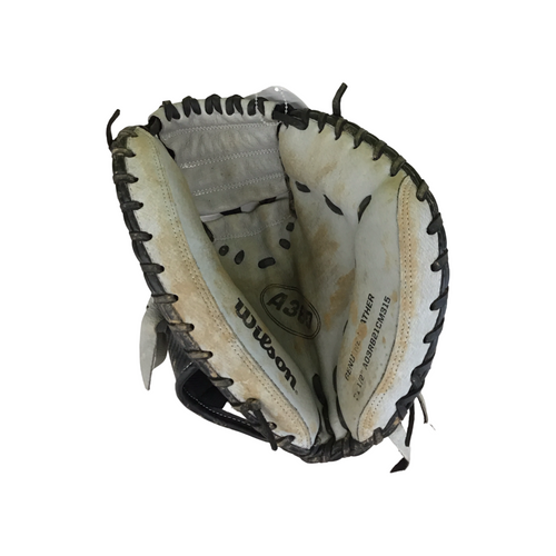 Vist Large View of Product Image Which is Used Wilson A03RB21CM315 BB/SB Catchers RH Throw Grey 31 1/2"