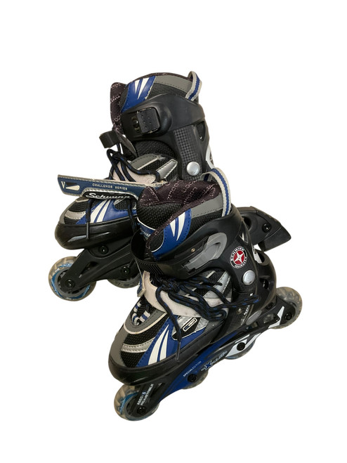 Vist Large View of Product Image Which is Used Schwinn CHALLENGE SERIES Junior Rec Fitness Skates Black Junior 03