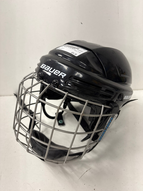Vist Large View of Product Image Which is Used Bauer 2100 Helmet Cage Combo Black LG