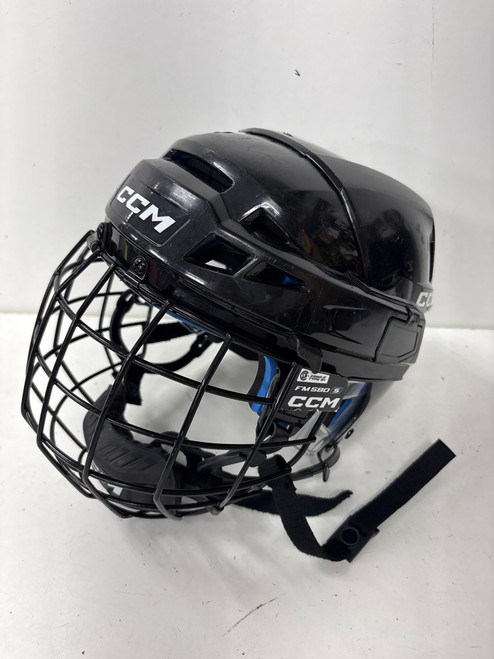 Vist Large View of Product Image Which is Used CCM XT8 Helmet Cage Combo Black SM