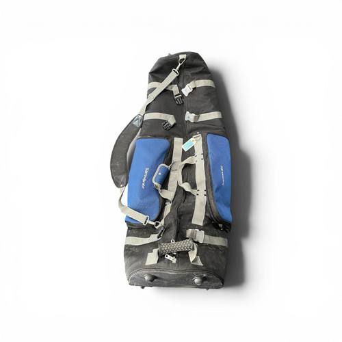 Vist Large View of Product Image Which is Used Samsonite TRAVEL BAG Travel Bag Black And Royal Blue
