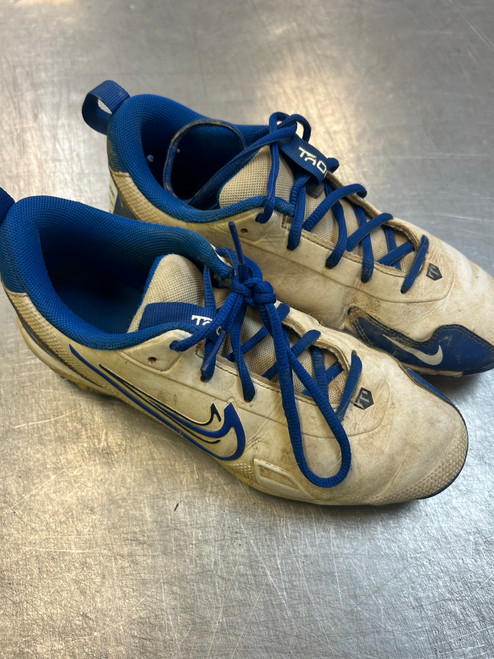 Vist Large View of Product Image Which is Used Nike FASRFLEX BB/SB Cleats White Junior 05.5