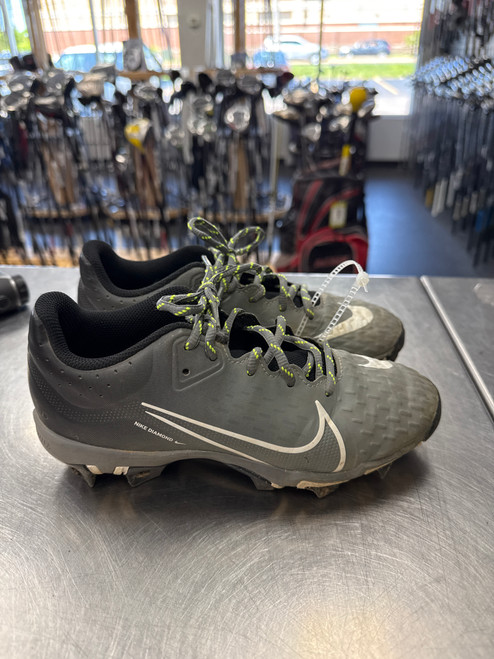 Vist Large View of Product Image Which is Used Nike DIAMOND SOFTBALL BB/SB Cleats Grey Senior 6