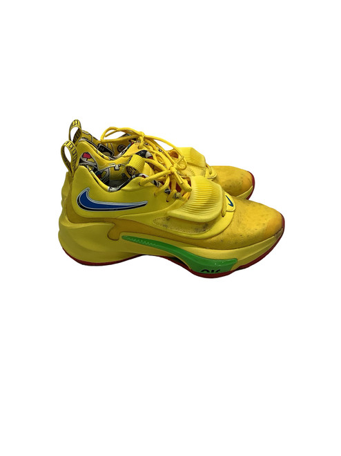 Vist Large View of Product Image Which is Used Nike Basketball Shoes M Yellow Senior 6.5
