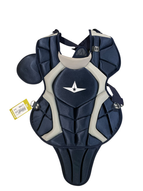 Vist Large View of Product Image Which is Used All Star CATCHERS CHEST PROTECTOR Catchers Chest Protector Navy Blue Intermed