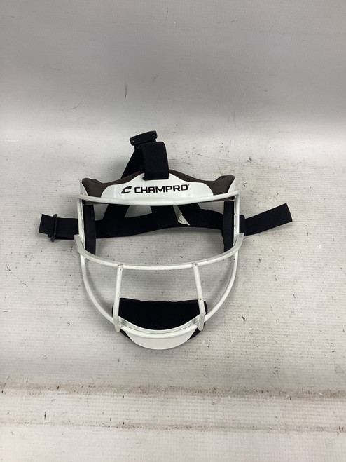 Vist Large View of Product Image Which is Used Champro FIELDERS MASK BB/SB Fielders Mask White One Size