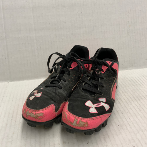 Vist Large View of Product Image Which is Used Under Armour ARMOUR BOUND BB/SB Cleats Pink Junior 03.5