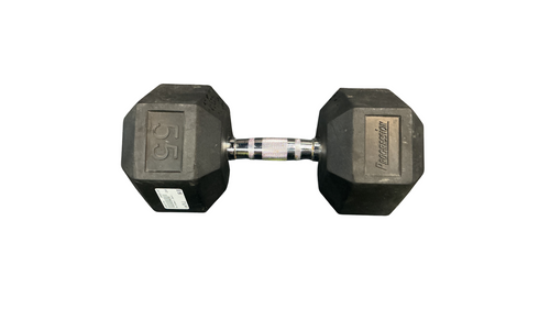 Vist Large View of Product Image Which is Used Hex Dumbbell (Each) 55 lb