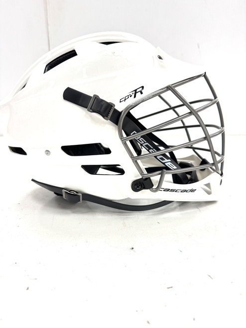Vist Large View of Product Image Which is Used Cascade CASCADE CPVR Lacrosse Helmet White M/L