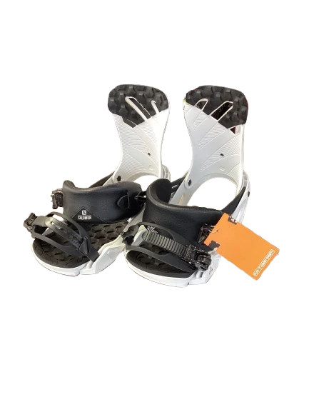 Vist Large View of Product Image Which is Used Salomon RHYTHM Mens Binding Only White LG