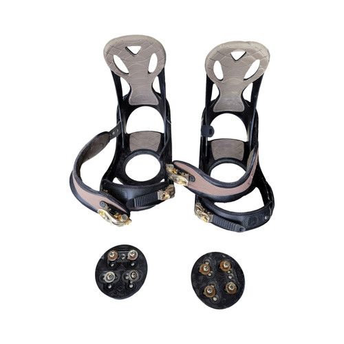 Vist Large View of Product Image Which is Used Burton CUSTOM SB BINDINGS SZ LG Mens Binding Only Brown LG