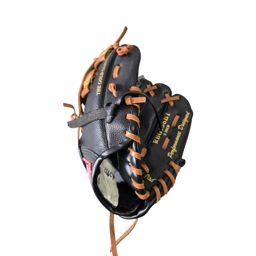 Vist Large View of Product Image Which is Used Rawlings PLAYER SERIES BB GLOVE BB/SB Glove RH Throw Black 9"