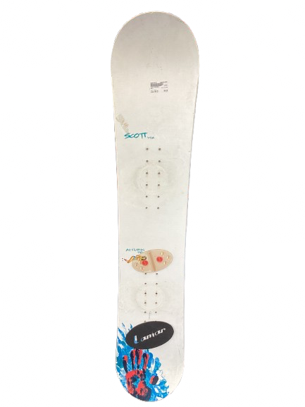 Vist Large View of Product Image Which is Used Scott ALTURIS Mens Snowboard Only White 140 cm