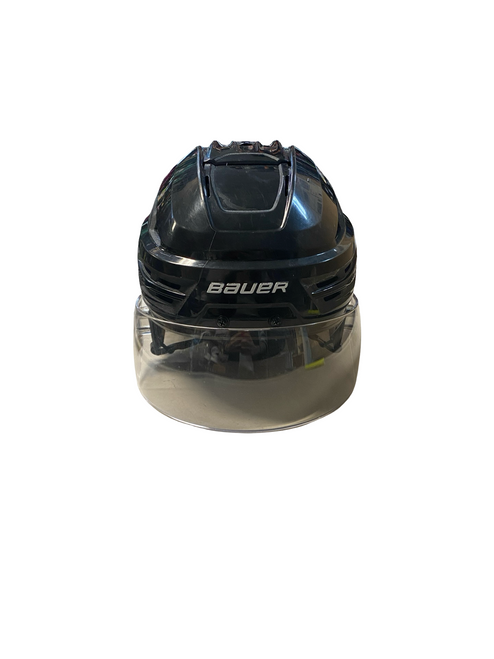 Vist Large View of Product Image Which is Used Bauer REAKT 85 Helmet Full Visor Combo Black XL