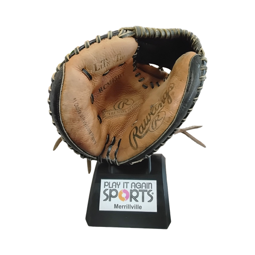 Vist Large View of Product Image Which is Used Rawlings RCM45BT BB/SB Catchers LH Throw Black 32"