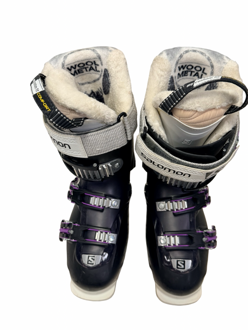 Vist Large View of Product Image Which is Used Salomon QST ACCESS 70 W Womens Ski Boots Black 225 MP - J04.5 - W5.5