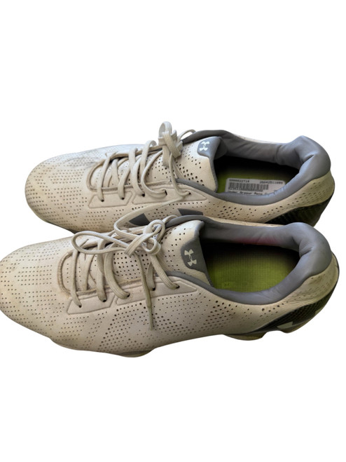 Vist Large View of Product Image Which is Used Under Armour Mens Golf Shoes White Senior 10.5
