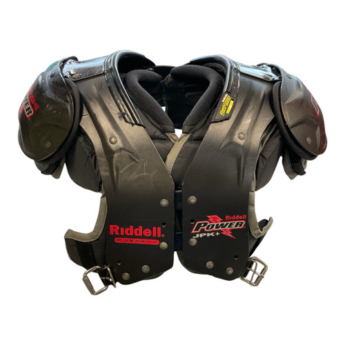 Vist Large View of Product Image Which is Used Riddell POWER JPK+ FB Shoulder Pads Black MD