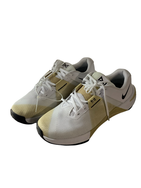 Vist Large View of Product Image Which is Used Nike Running/X-Train Shoes M White And Gold Senior 11
