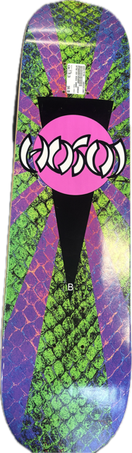 Vist Large View of Product Image Which is Used HOSOI Skateboard Deck Only Green 7 3/4"
