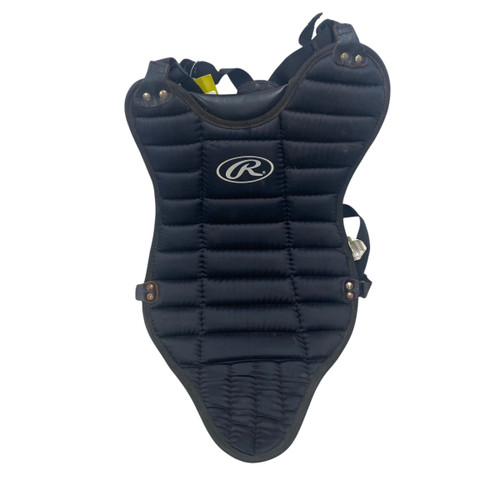 Vist Large View of Product Image Which is Used Rawlings 9-12 CP Catchers Chest Protector Black Youth