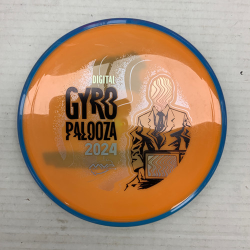 Vist Large View of Product Image Which is Used MVP BALANCE GYROPALOOZA Disc Golf Mid Range Orange 176g