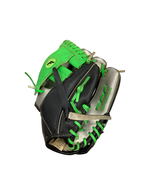 Vist Large View of Product Image Which is Used Franklin INFERNO BB/SB Glove RH Throw Green 9"