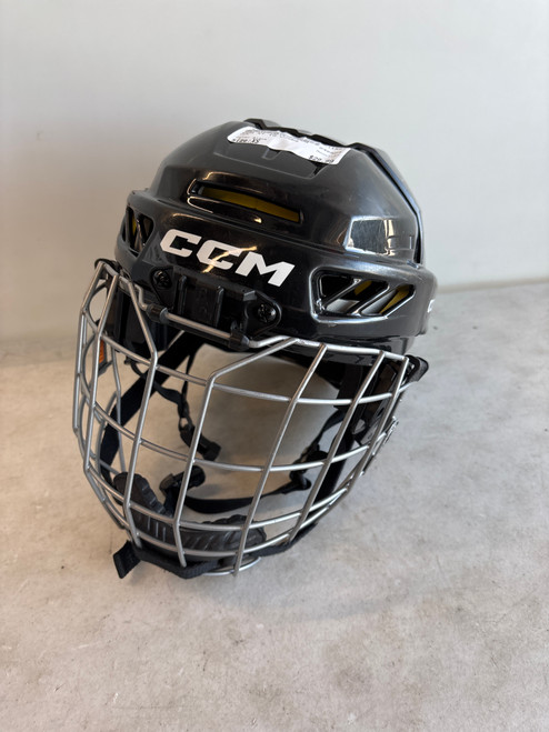 Vist Large View of Product Image Which is Used CCM XT Helmet Cage Combo Black XS