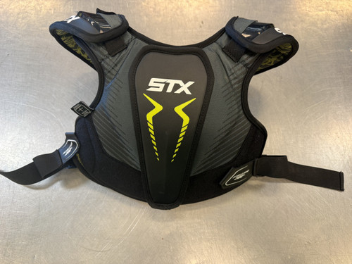 Vist Large View of Product Image Which is Used STX STALLION 200+ Lacrosse Shoulder Pads Black MD