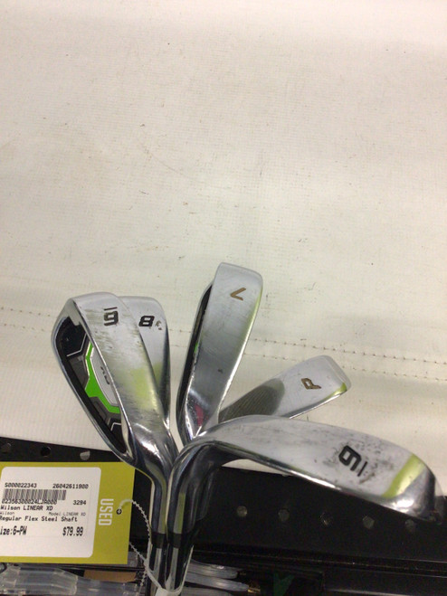 Vist Large View of Product Image Which is Used Wilson LINEAR XD Mens Iron Set RH 6I-PW