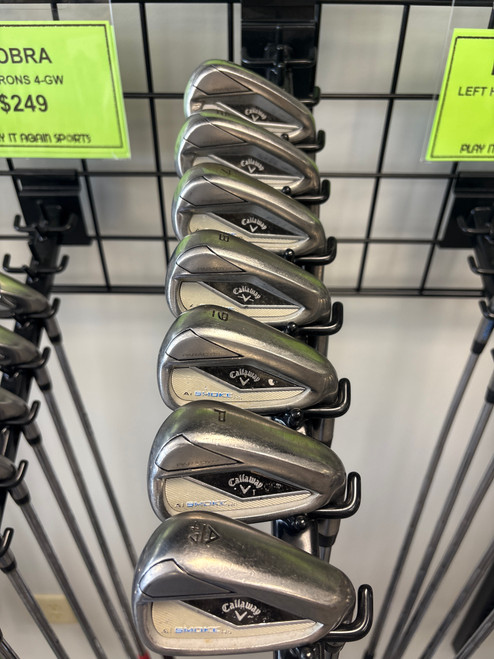 Vist Large View of Product Image Which is Used Callaway PARADYM AI SMOKE Mens Iron Set RH 5I-GW/AW