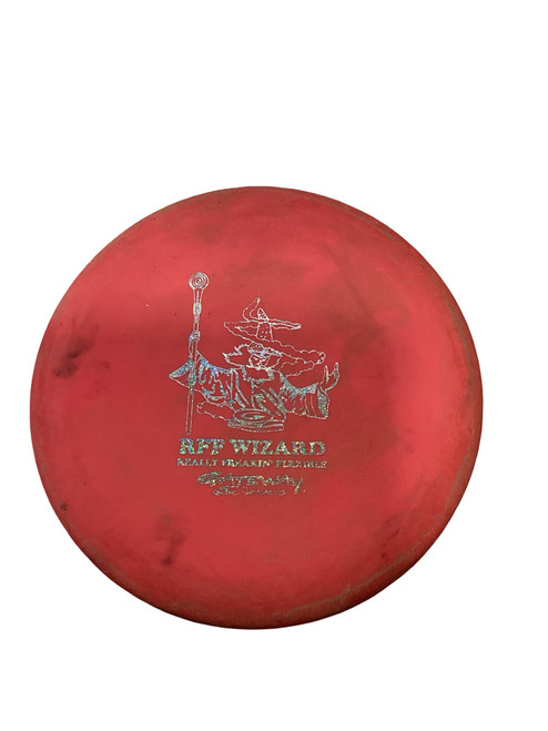 Vist Large View of Product Image Which is Used Gateway RFF WIZARD Disc Golf Putter Red 160g