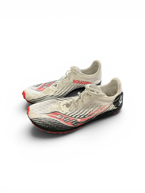 Vist Large View of Product Image Which is Used Saucony Track & Field Cleats Adult White Senior 9.5