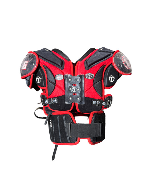 Vist Large View of Product Image Which is Used TAG ALT II FB Shoulder Pads Red LG