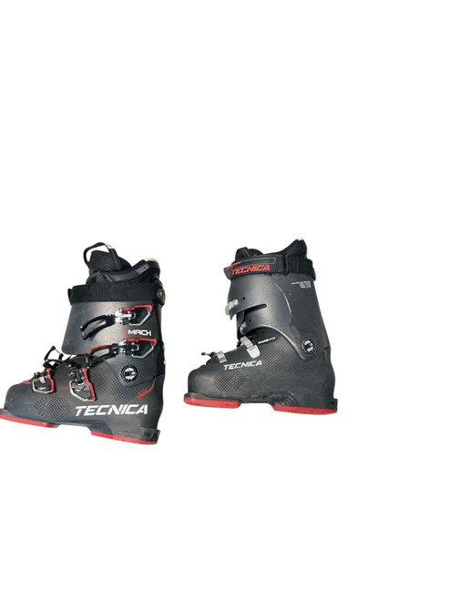 Vist Large View of Product Image Which is Used Tecnica 1 MACH Mens DH Ski Boot Black 285 MP - M10.5 - W11.5