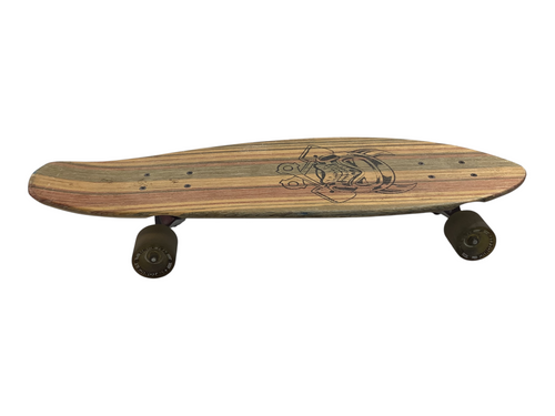 Vist Large View of Product Image Which is Used SPEED DEMONS Longboard Brown 8 3/4"